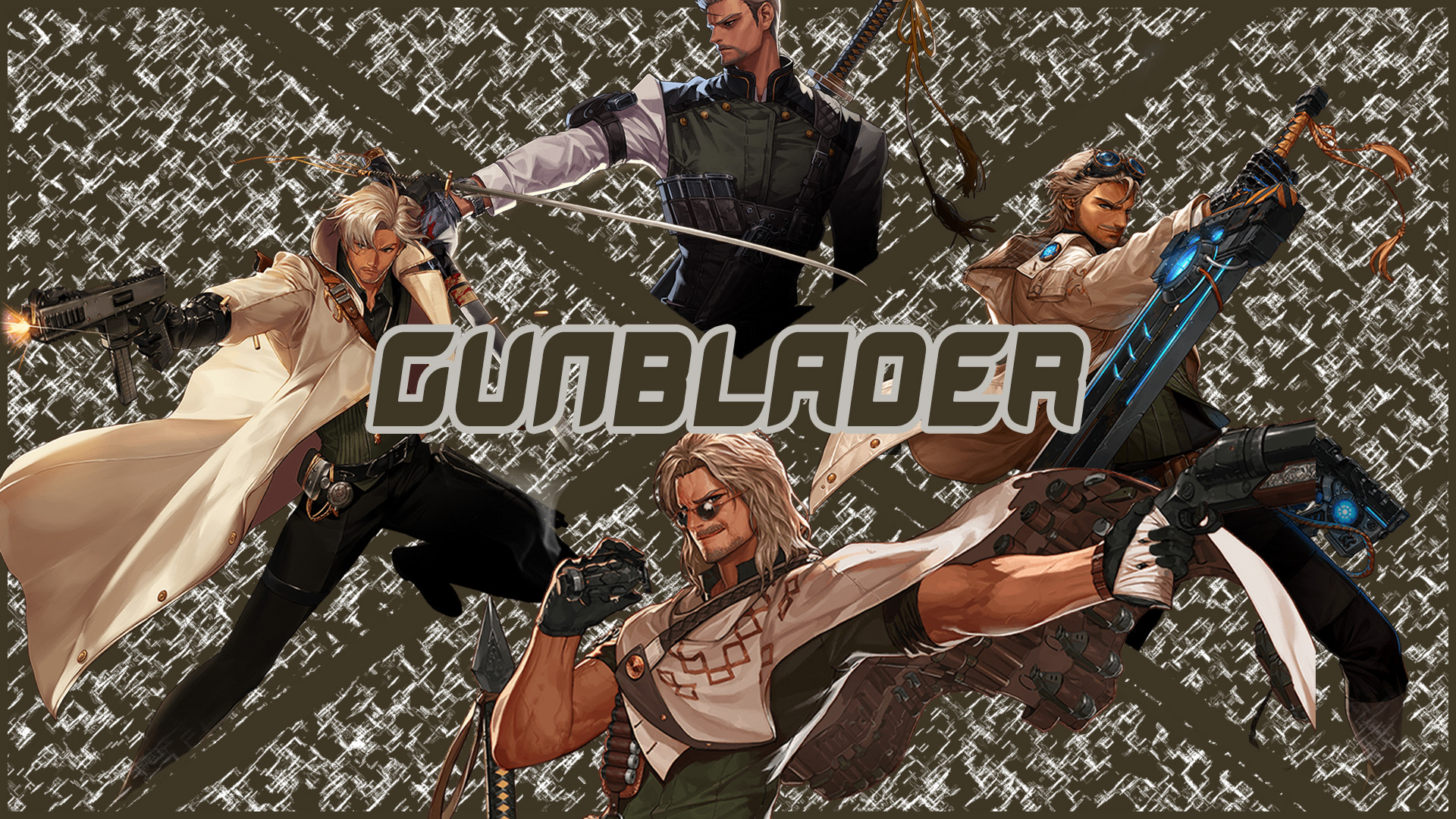 【杂谈】自制壁纸 枪剑士Gunblader的四个职业
