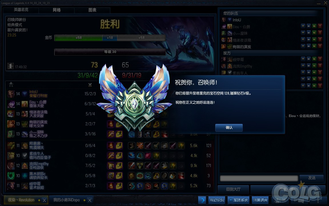 经过从定级赛第七把开始BO5,138场大战。,沃