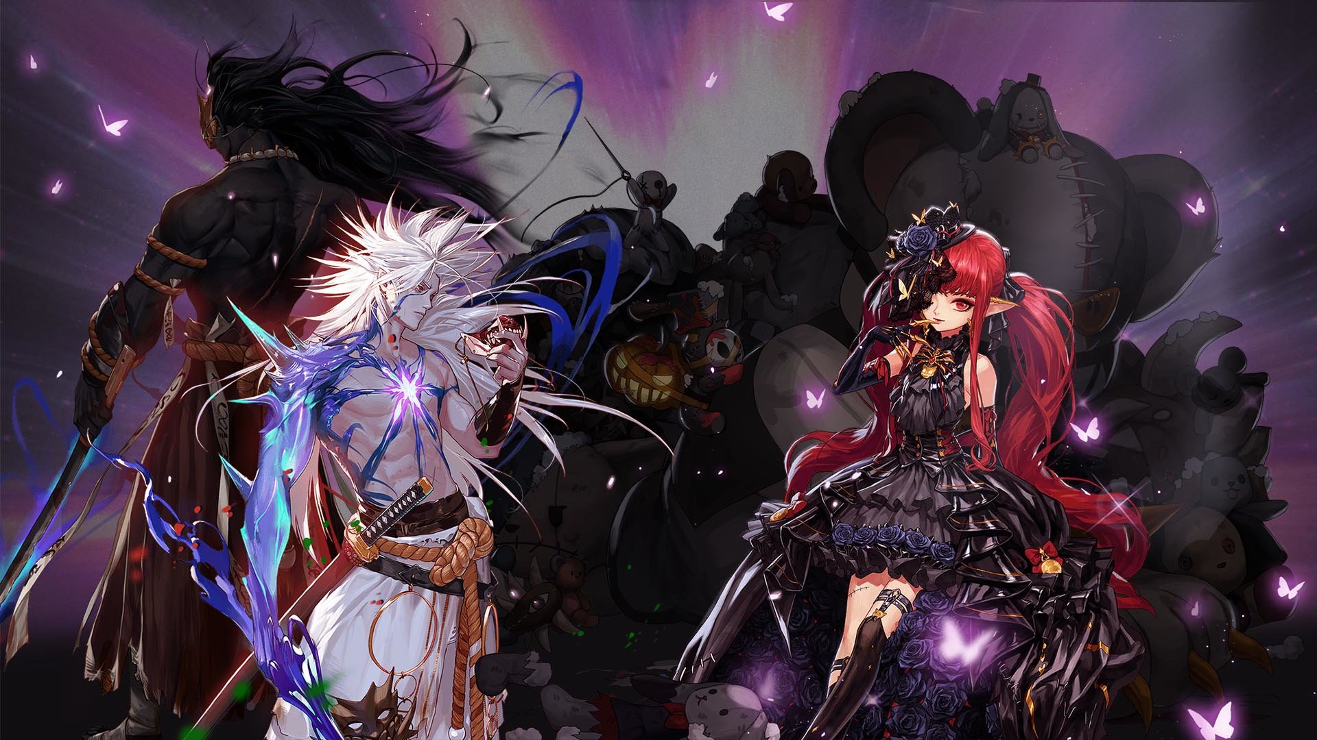 【壁纸】从韩服官网上刮下来的剑鬼奶萝二觉,沃特碧们的colg,dnf地下