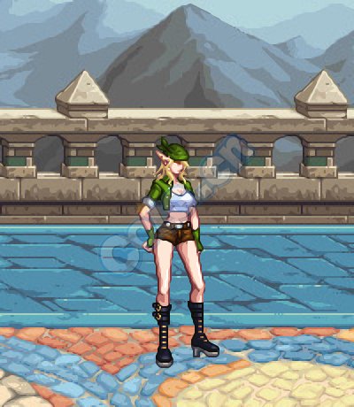 韩服玩家时装cos合金弹头角色