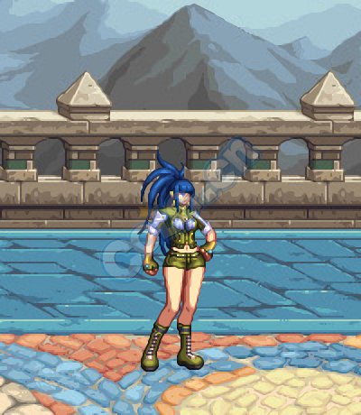 韩服玩家时装cos合金弹头角色