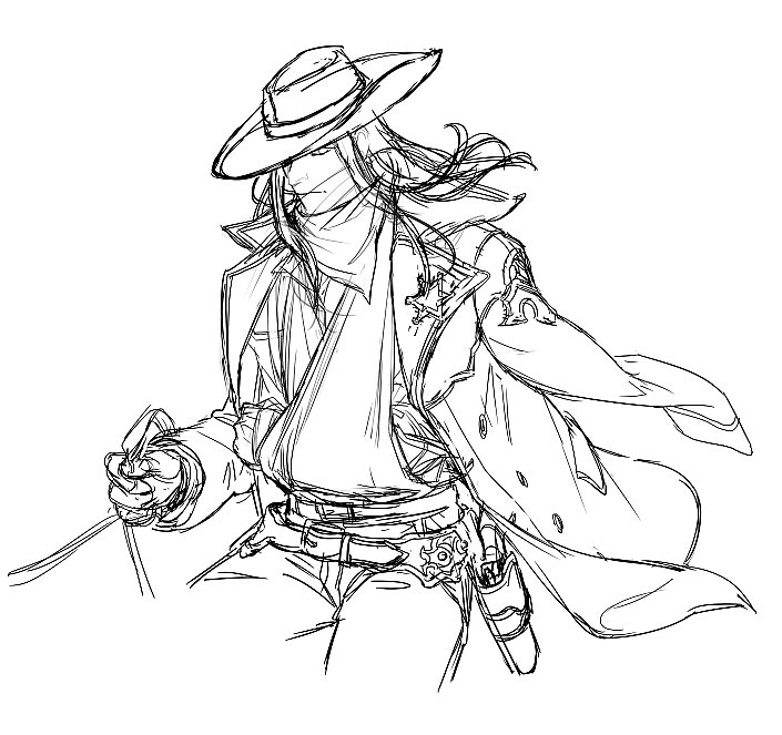 西部牛仔主题作画笔记(二)