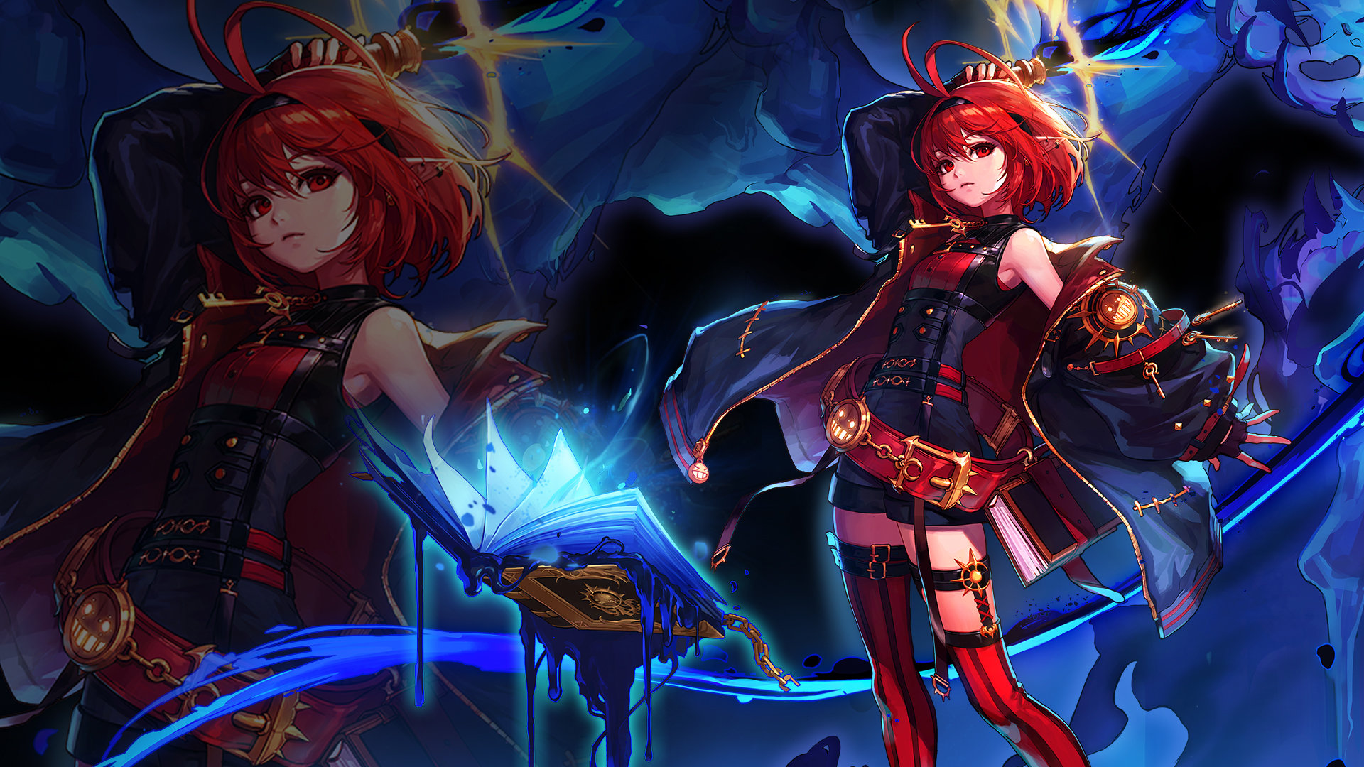 自制女圣职pc壁纸(1920*1080),沃特碧们的colg,dnf地下城与勇士