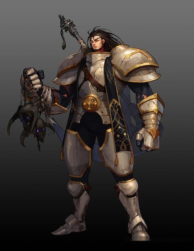 突然想玩个大叔身材的板甲大盾骑士