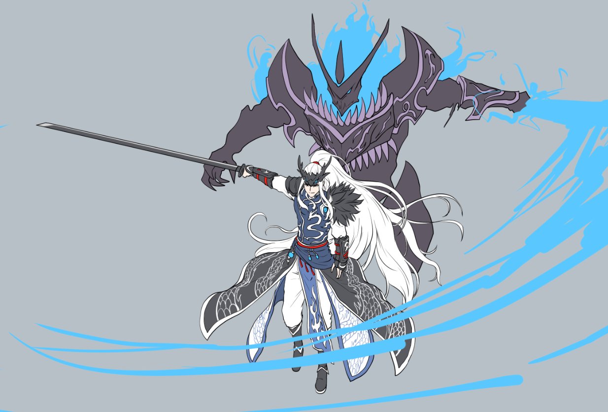 五更龙袍吉格立绘图步骤分享鬼神之力复苏