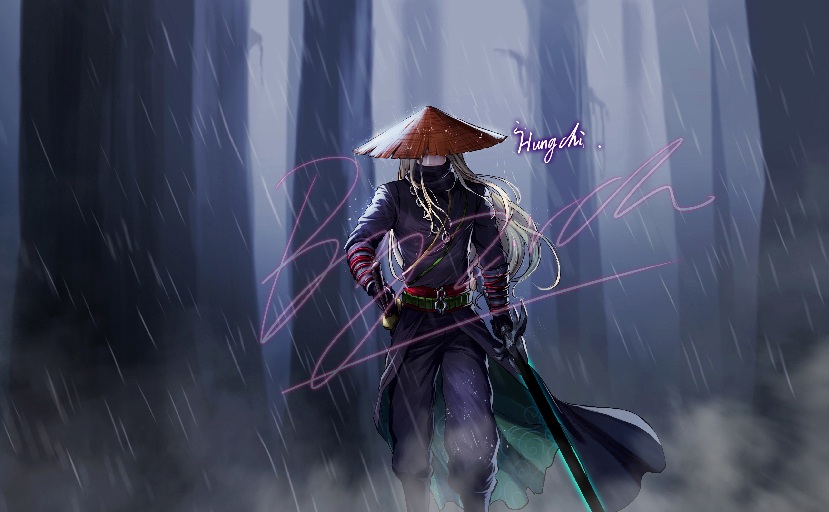 玩家剑魂立绘图来袭步骤分享来自论坛c友的约稿