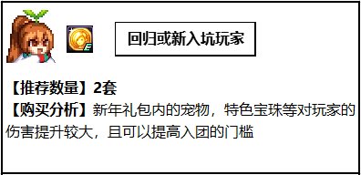 【攻略：新春礼包】礼包道具分析，你会考虑入手几套？3