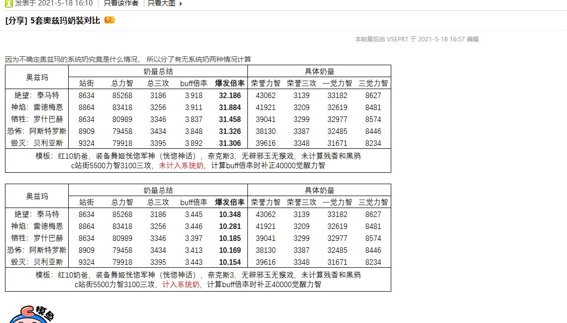 奶的奥兹玛选择1