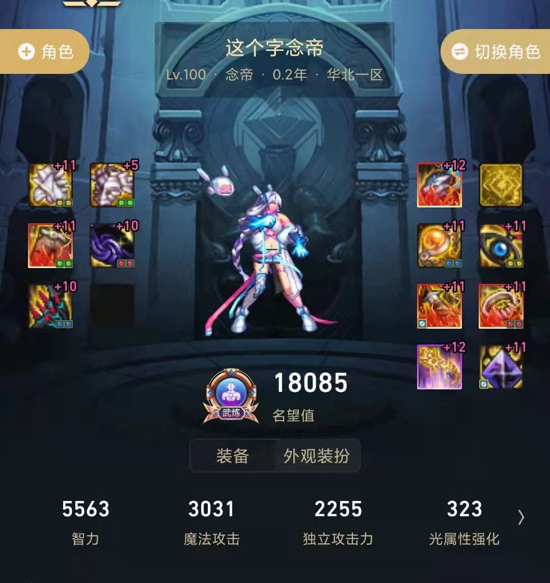 求大佬帮看看我的歧恍军花花伤害1