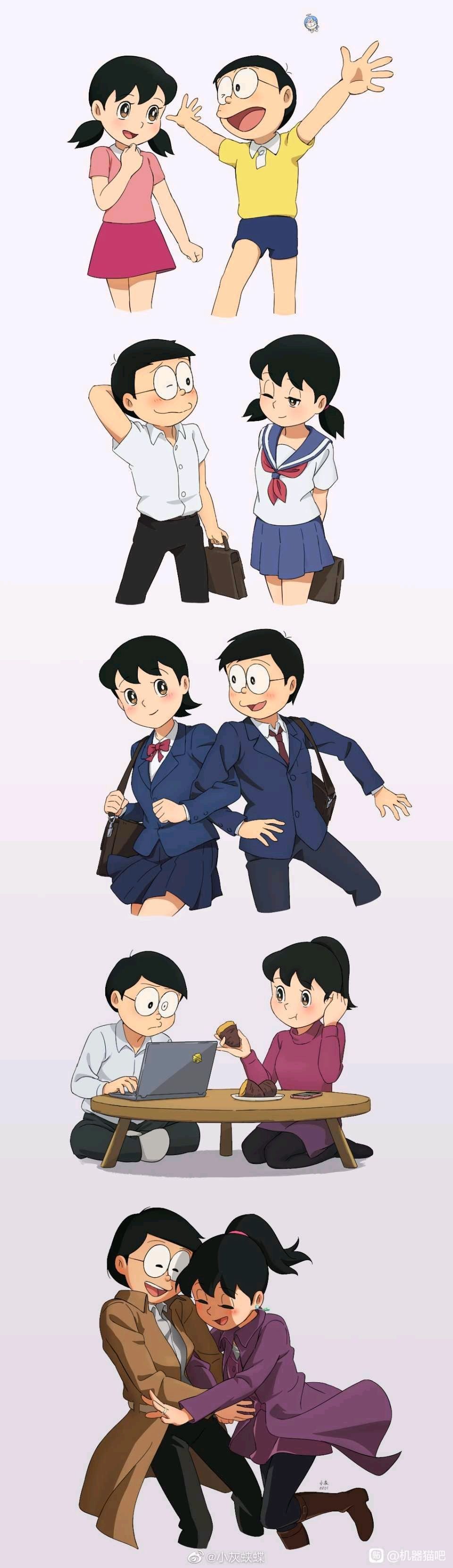 小时候觉得大雄是最失败的人,长大了才知道大雄有多幸福