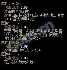 【攻略：漫游枪手（男）】无限连击+特化双鹰，105级装备搭配分析1