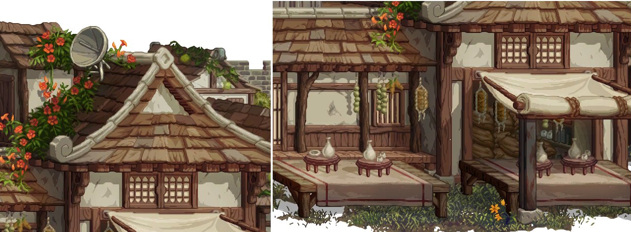 【Lv110新内容】巴卡尔时代 - 天界无名镇很复古 - 场景细节一览5