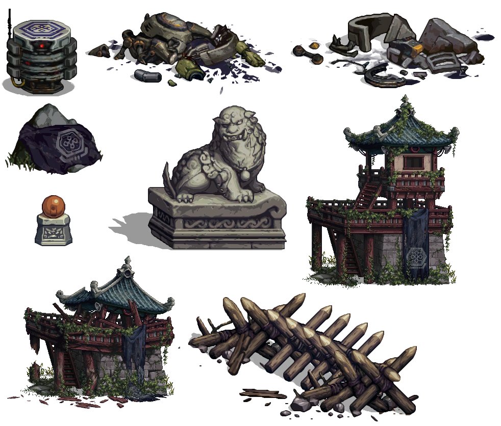 【Lv110新内容】巴卡尔时代 - 天界无名镇很复古 - 场景细节一览14