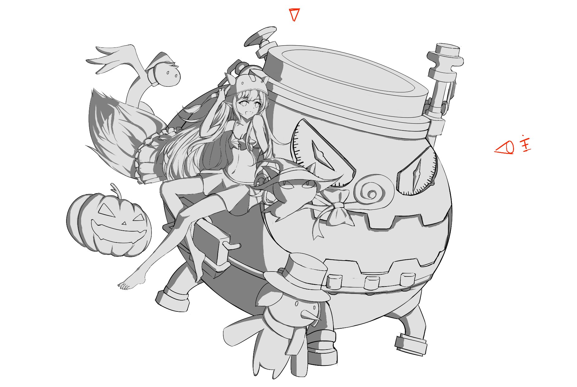 锅炉工来咯！魔道立绘步骤分享3