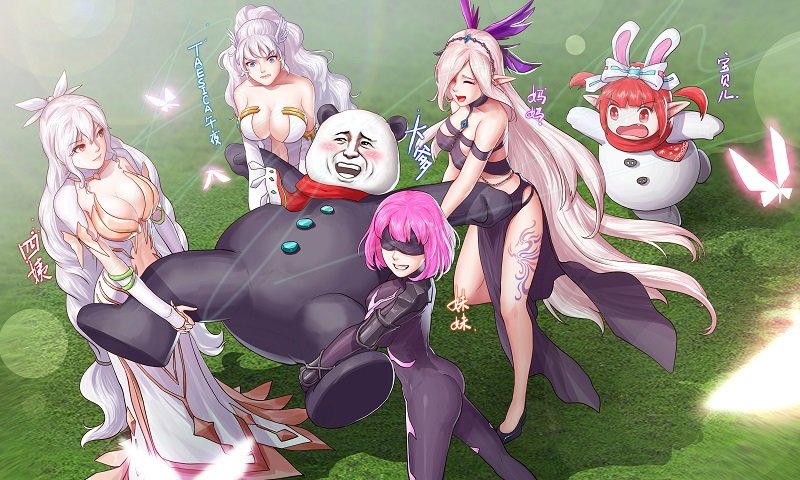 【第14周共创大赏】性转萌化安图恩VS熊猫头和他的女朋友们2