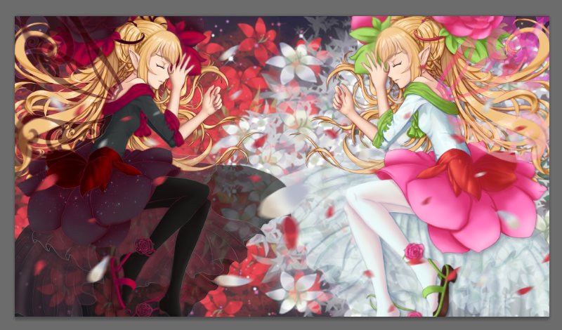 以前画的双子花仙子7