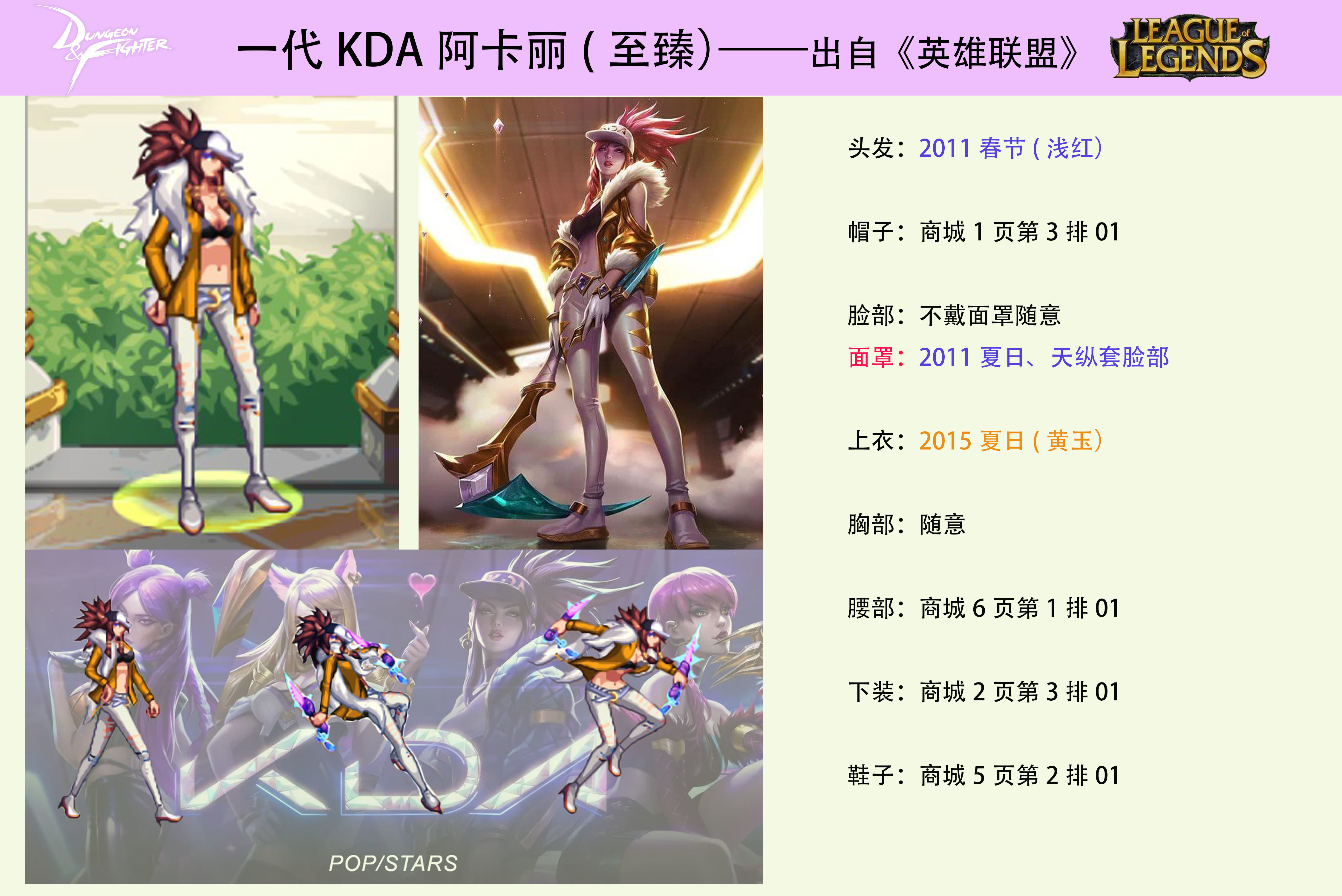 【持续更新】——暗夜时装cos图鉴合集，5月26日继续更新18