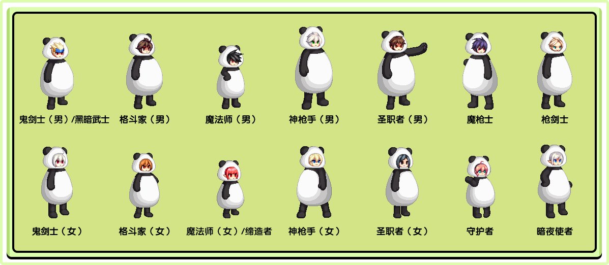 全职业2022年胖萌熊猫装扮礼包，时装和武器代码分享202205261
