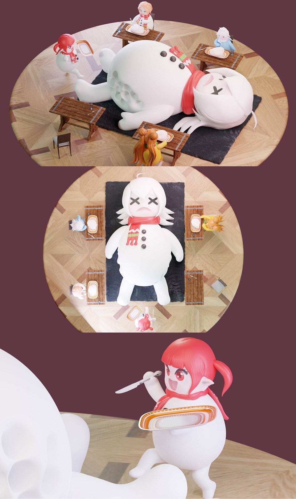 【第33周共创大赏】龙袍狂战士VS白发鹰眼男漫游9