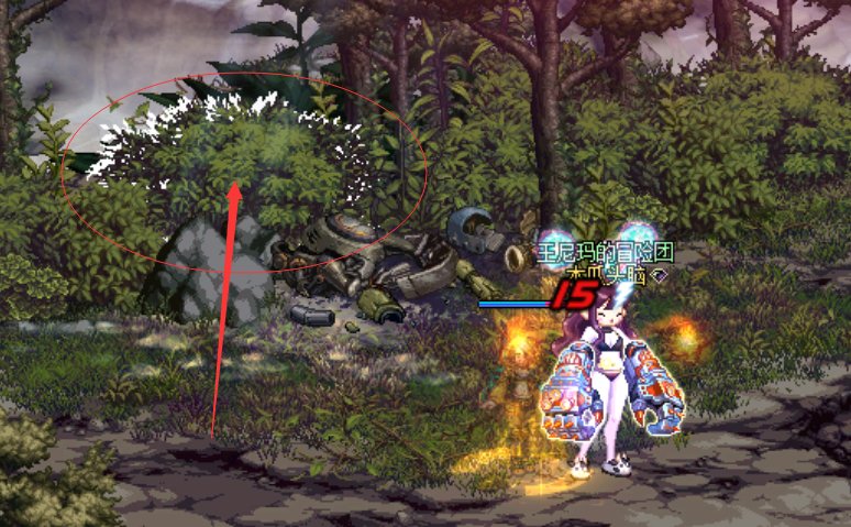 进图默认一个背景物品亮光圈，一直闪1