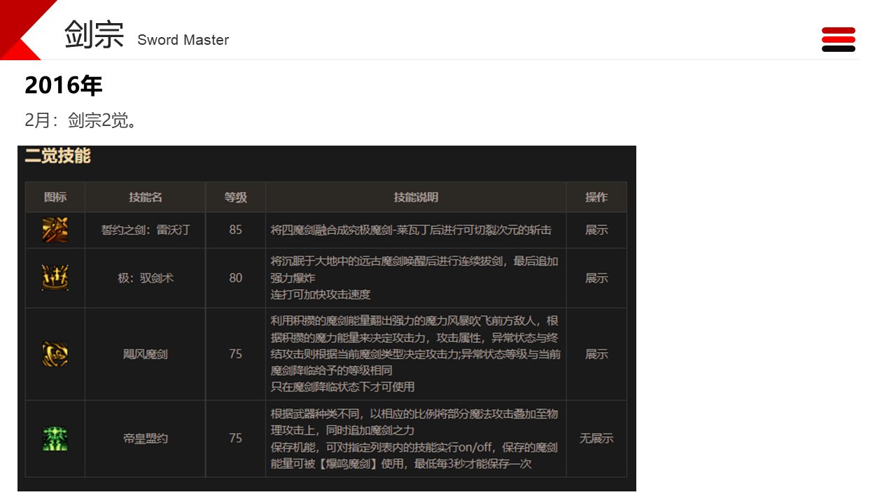 职业改动历程——剑宗9