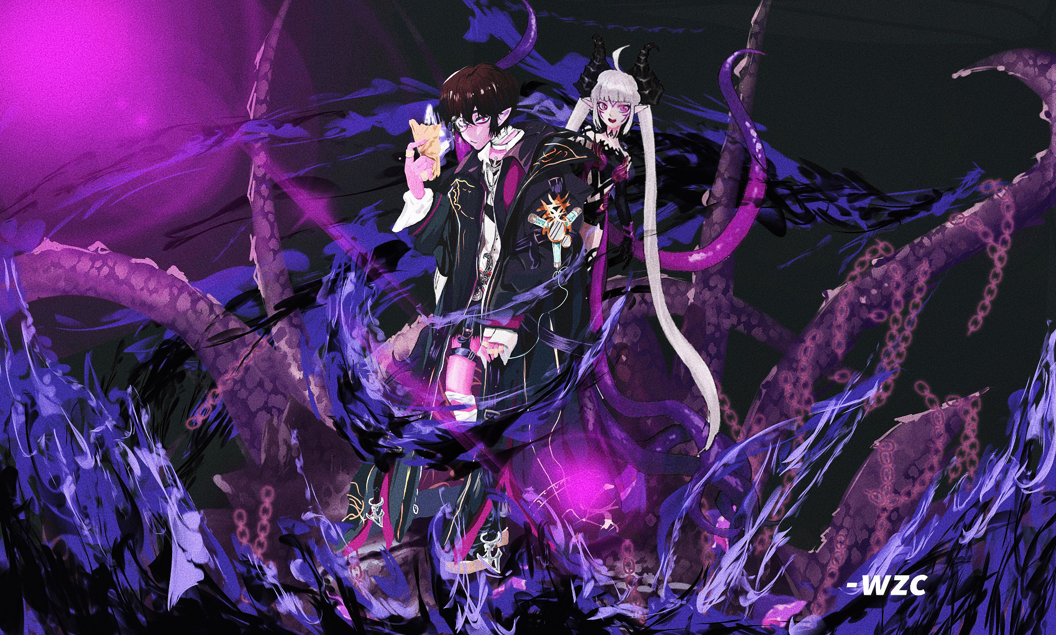 【第37周共创大赏】五转职女法旗袍秀VS天界机械师的全家福9