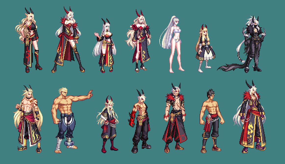 【暖暖笔记】熊叔侃时装：2022.09.战令第九季：龙人套（女）13