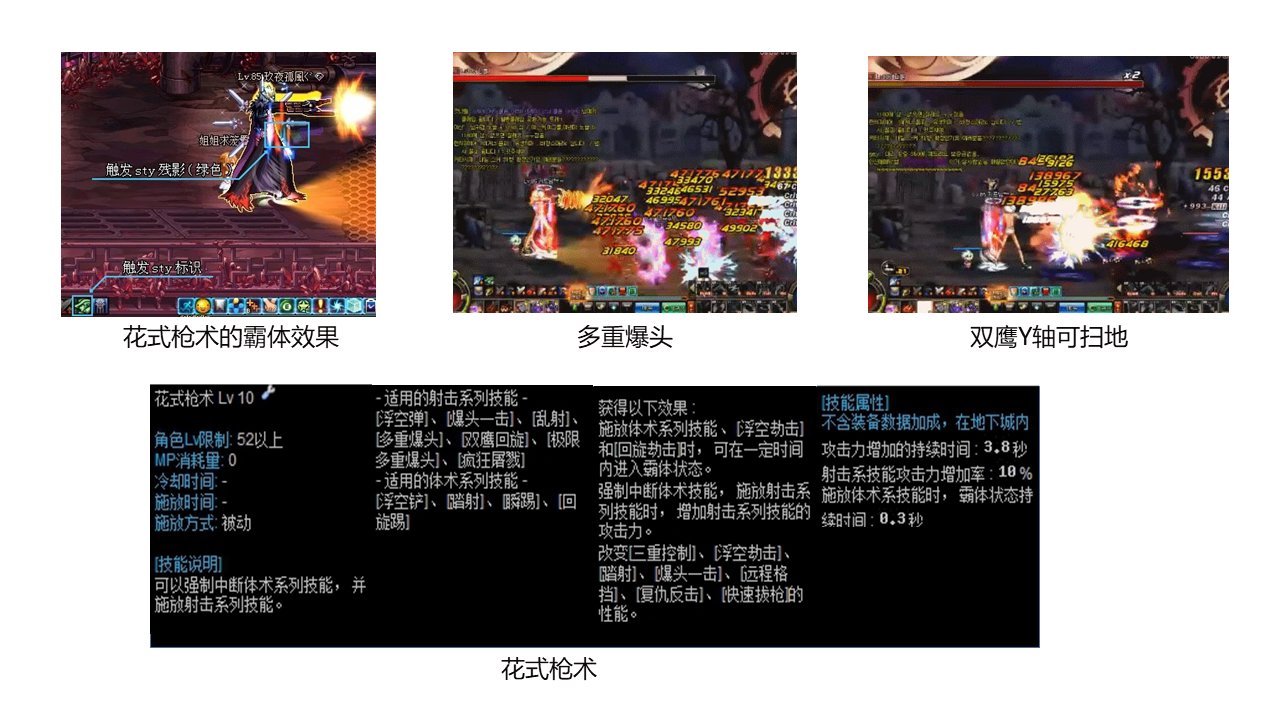 dnf职业改动历程——男枪16