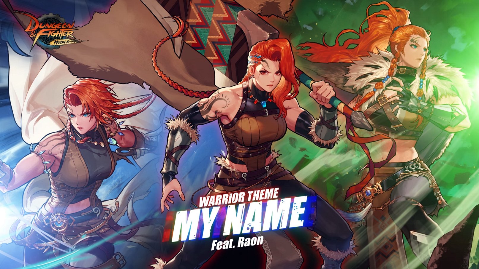 DNF手游韩服新职业:班图女战士上线,附带角色歌:MY NAME1