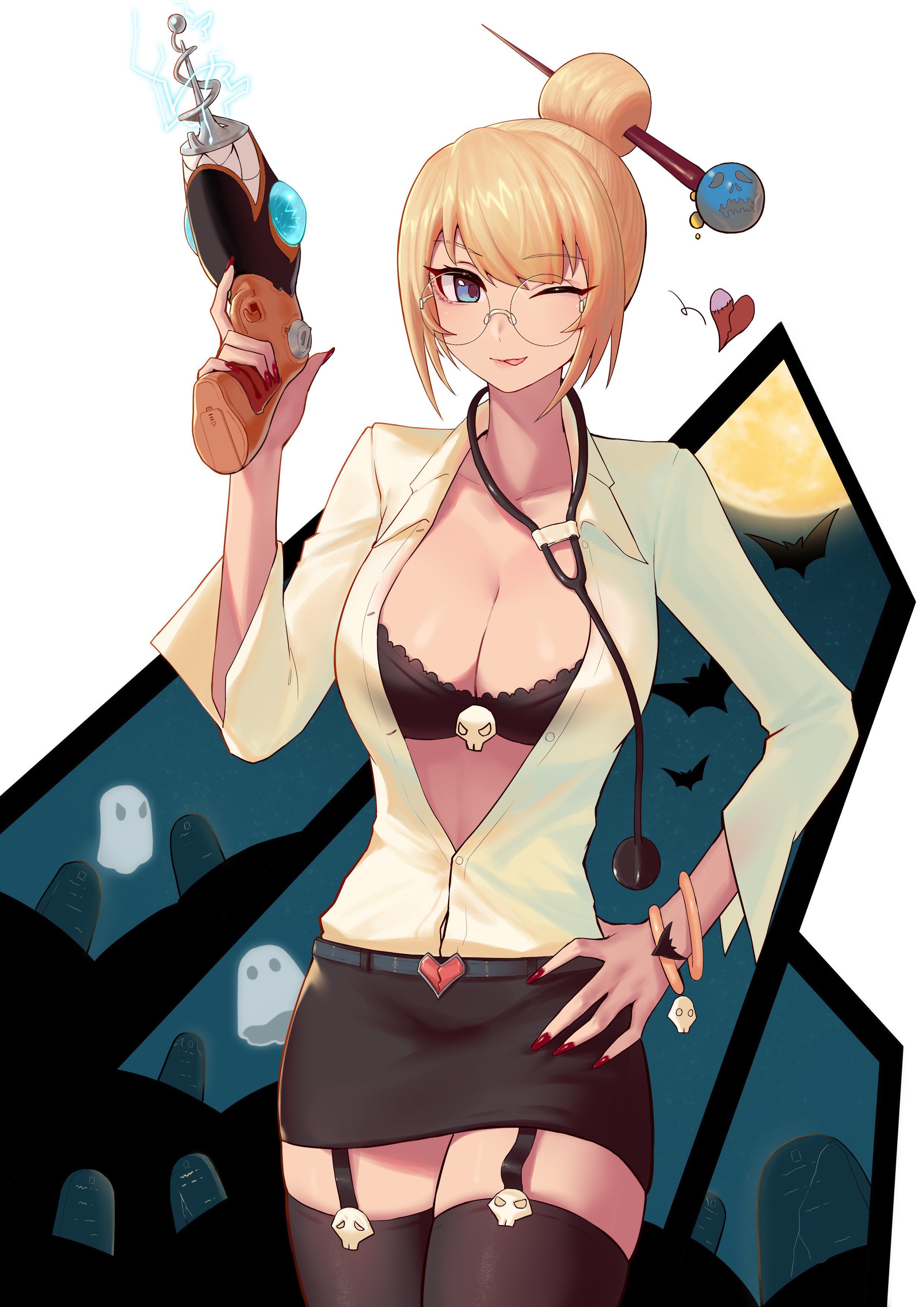 【第45周共创大赏】姐姐们的万圣节party私房照解禁！全员吊带丝袜出席3