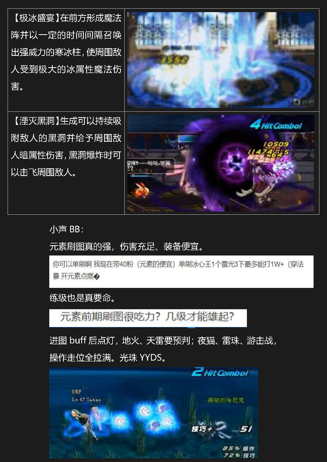 dnf岁月史书——元素6