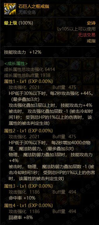 空血攻速流戒指为什么选石巨人不选低血戒指呢，刚才悬赏设置错了，重发一下2