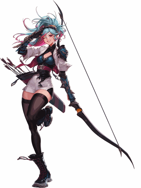 【爆料：韩服测试服0208】弓箭手各种外观展示资料汇总（外观/图标/立绘等）1