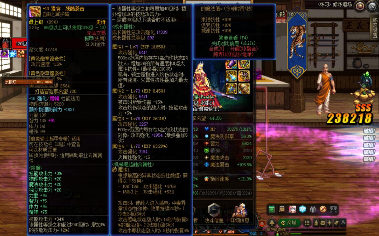 【混乱核心实战体验】上限最高，伤害最高。4