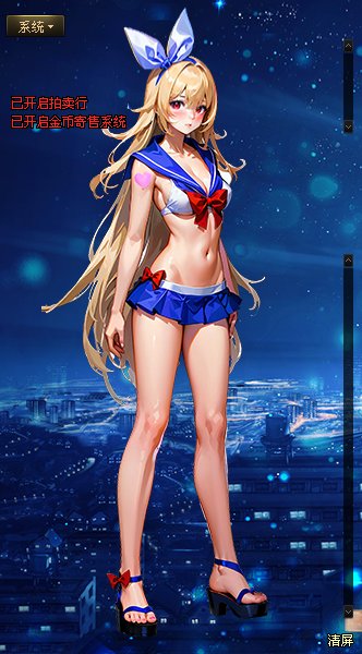 【铃音奈绪】6种聊天框，女角色AI绘图，隐藏喇叭12