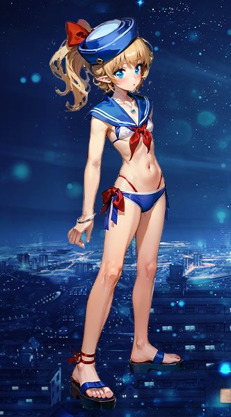 【铃音奈绪】6种聊天框，女角色AI绘图，隐藏喇叭15