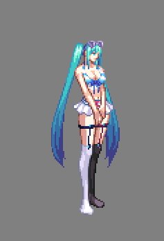 【铃音奈绪】女枪黑白丝袜泳装5