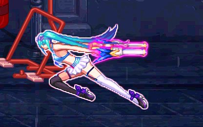 【铃音奈绪】女枪黑白丝袜泳装1