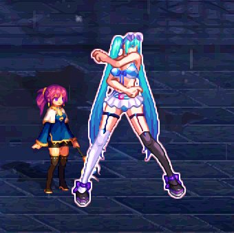 【铃音奈绪】女枪黑白丝袜泳装2