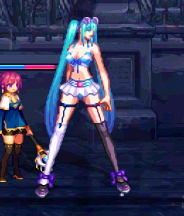 【铃音奈绪】女枪黑白丝袜泳装8