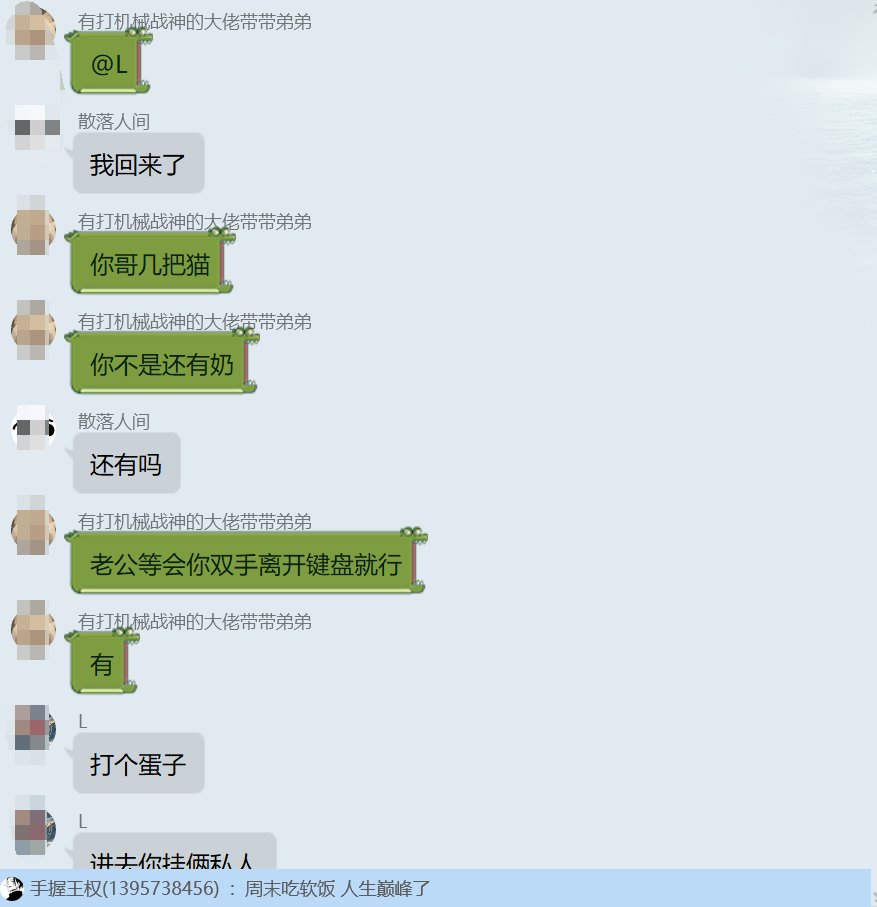 关于某小团体的瓜需要的聊天记录4