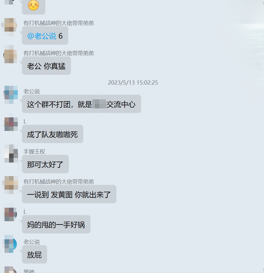 关于某小团体的瓜需要的聊天记录14