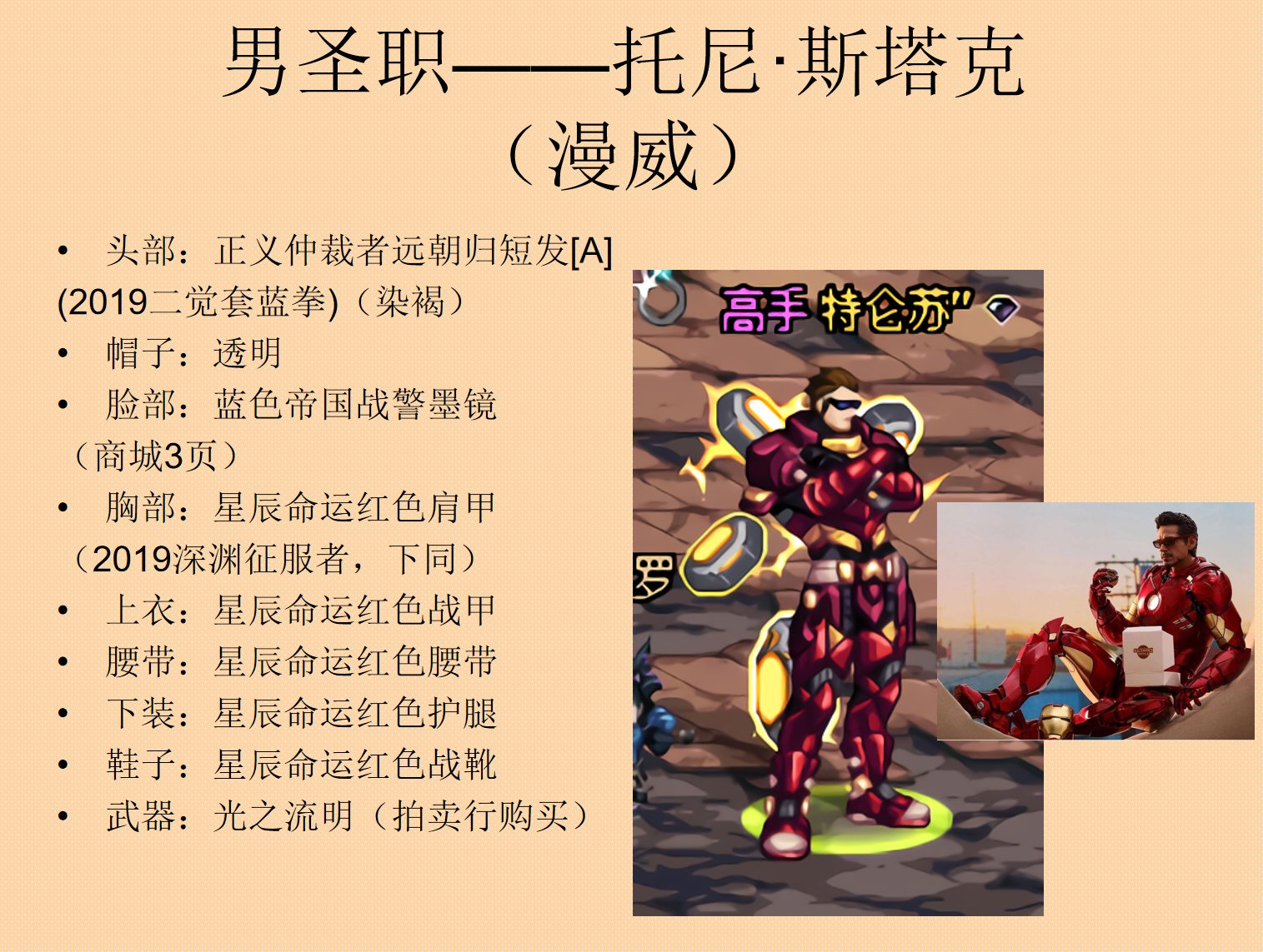 【多图预警】28套男角色暖暖（鬼剑、格斗、枪手、圣职）22