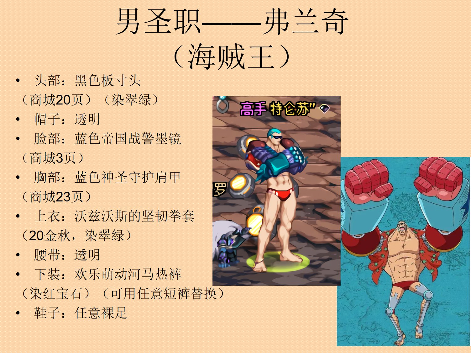 【多图预警】28套男角色暖暖（鬼剑、格斗、枪手、圣职）24