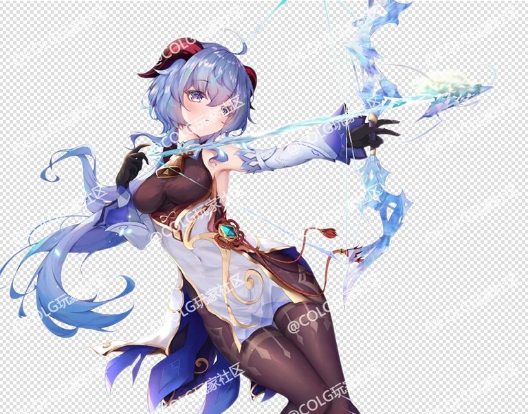❤【原神 x DNF】新职业旅人全套立绘改甘雨（包含BUFF和一二三觉哦~）❤3