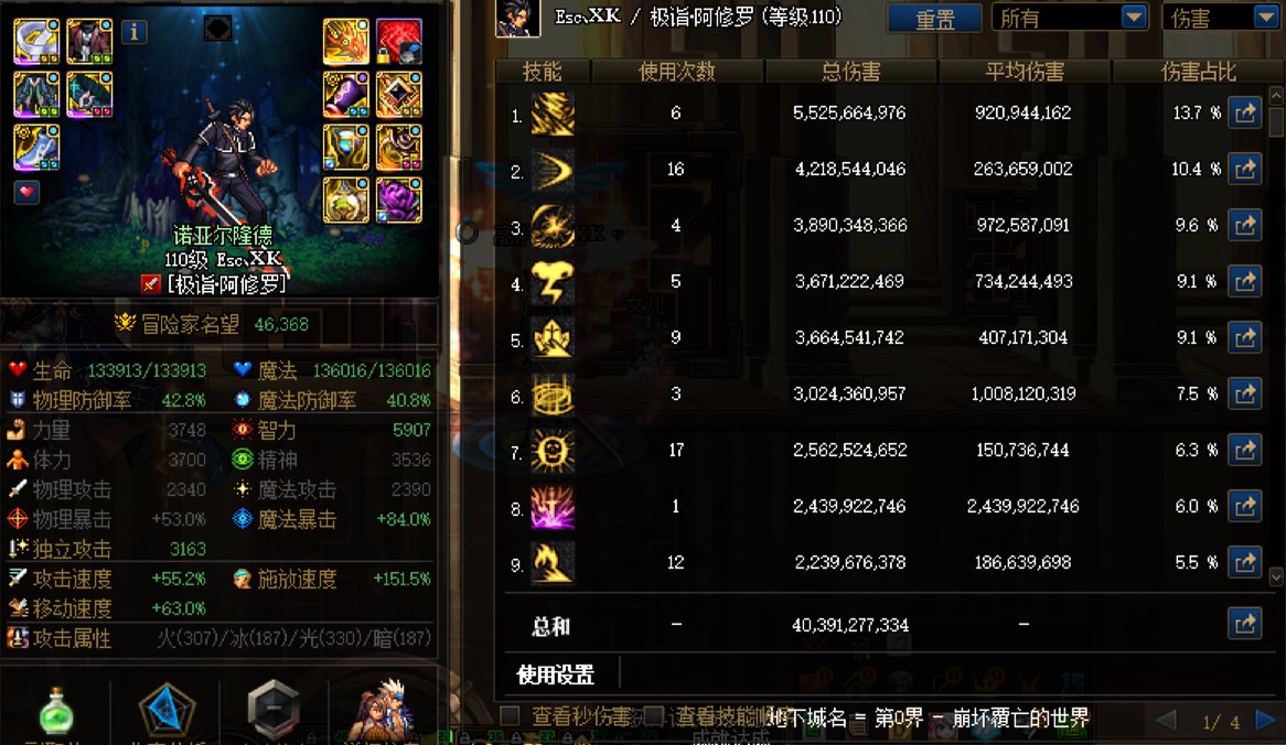 换了装备后，发现输出更高了，这就是自定义的强度吗？3