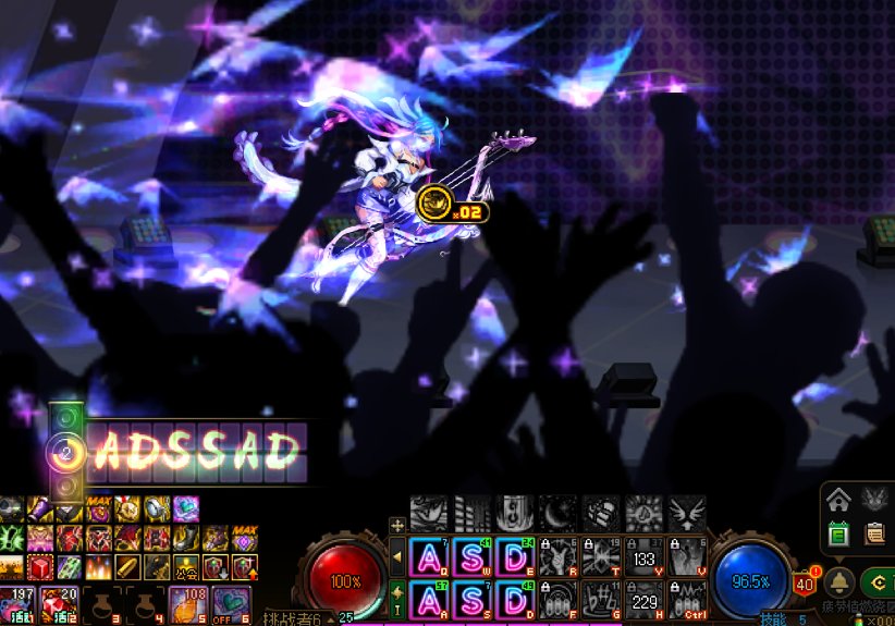 【通用】奶弓buff改抽象派霓虹荧光按键+ASD荧光觉醒+buff图标-20250612更新3