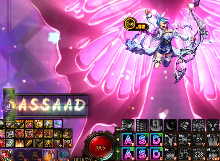【通用】奶弓buff改抽象派霓虹荧光按键+ASD荧光觉醒+buff图标-20250612更新4