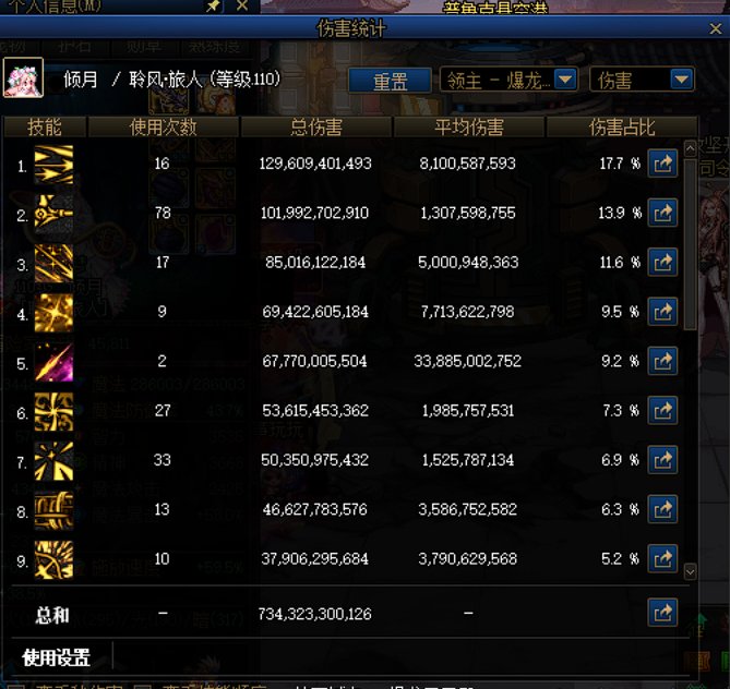 我这技能的占比 该九保什么1