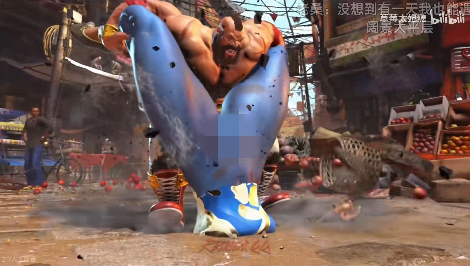 街霸，老桑VS春丽，满满的看点……1